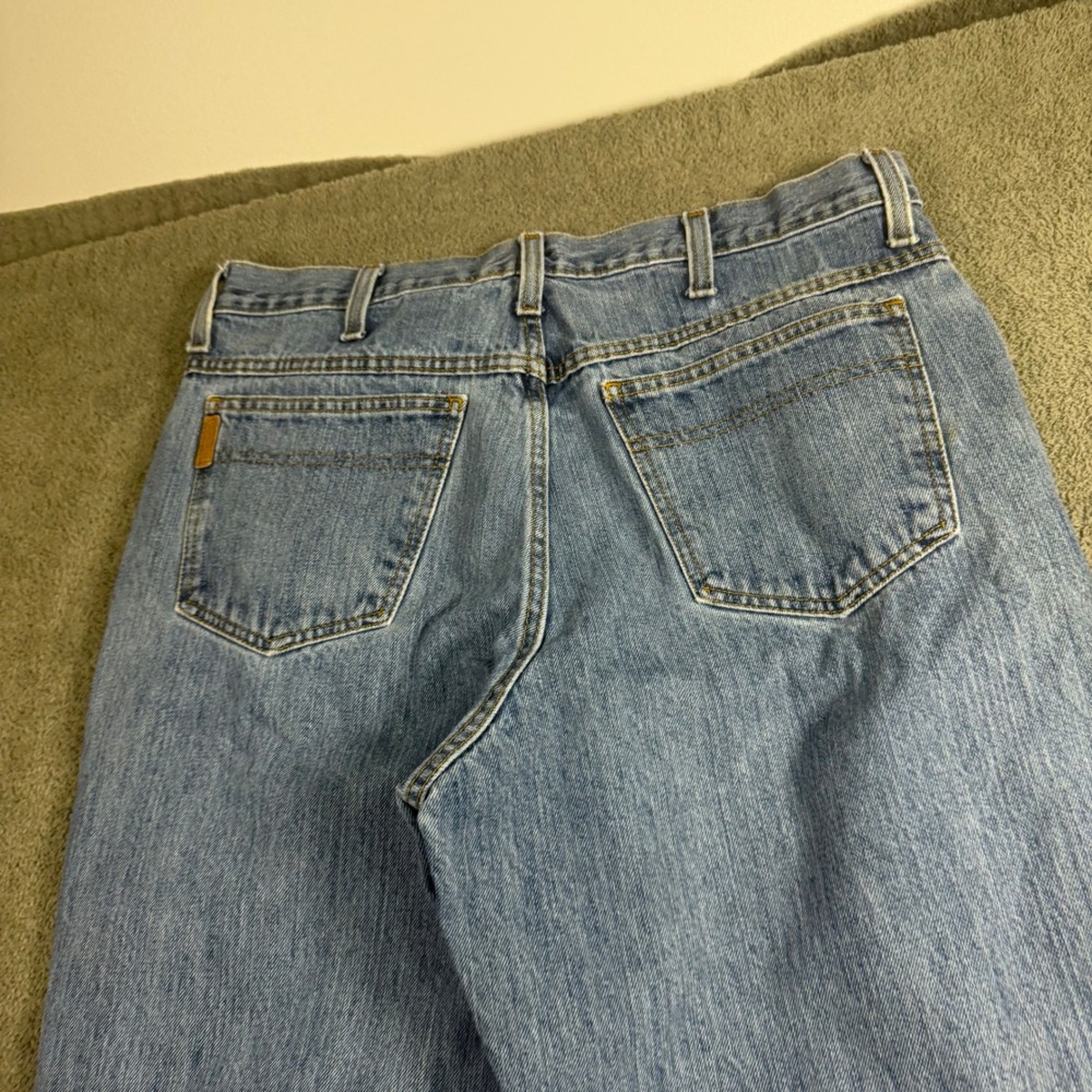 Cinch Green Label Mens Relaxed Fit Straight Leg Light Wash Jeans 35x32 MB9053000